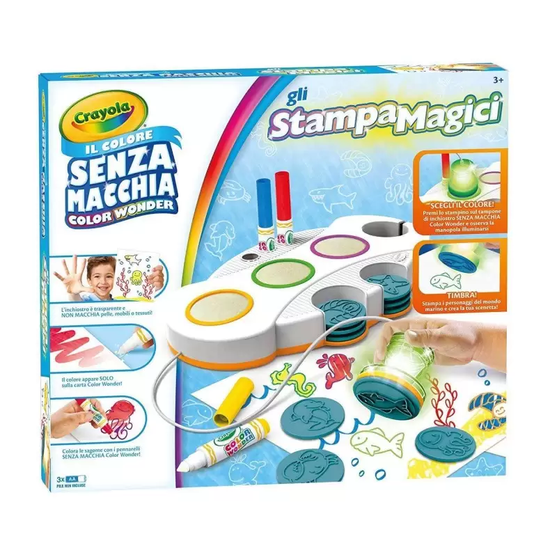 STAMPINI TEMA MARE – STAMPA MAGICI CRAYOLA PER BAMBINI