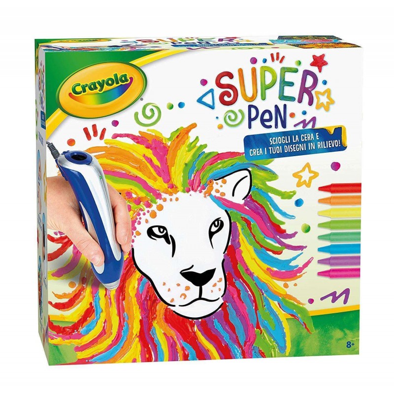 Super Pen Crayola Scioglie I Colori A Cera Per Disegni 3d