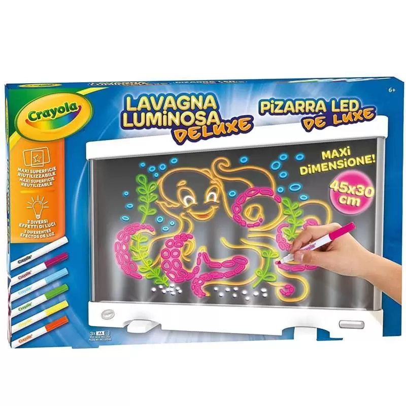 LAVAGNA LUMINOSA DELUXE CRAYOLA – MAXI LAVAGNA MAGICA PER BAMBINI