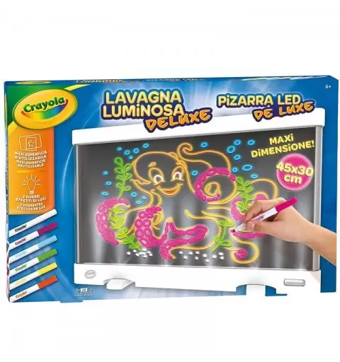 LAVAGNA LUMINOSA DELUXE CRAYOLA – MAXI LAVAGNA MAGICA PER BAMBINI