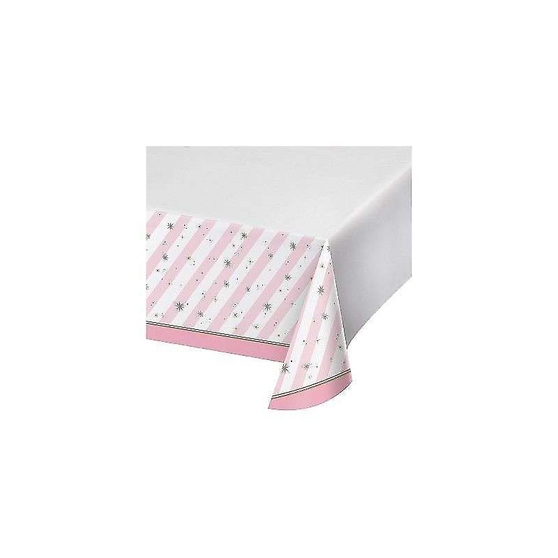 I LOVE FANCY DRESS Confezione da 25 piatti di plastica grandi da 23 cm,  colore rosa acceso, set da tavola per feste