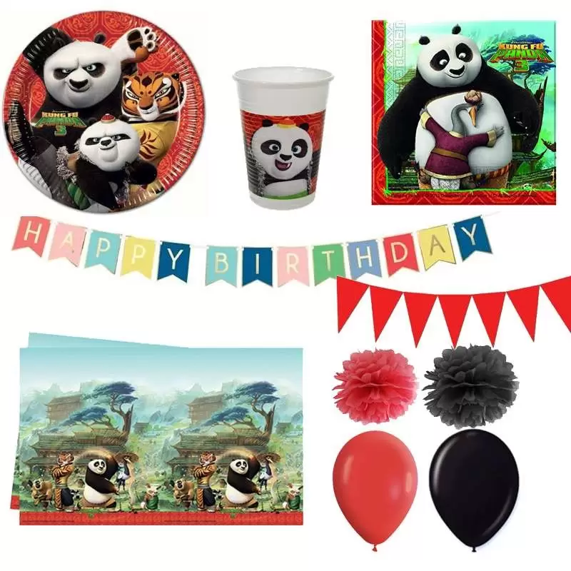 KIT N.55 KUNG FU PANDA – ADDOBBI FESTA DI COMPLEANNO