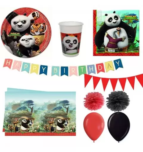 KIT N.55 KUNG FU PANDA – ADDOBBI FESTA DI COMPLEANNO