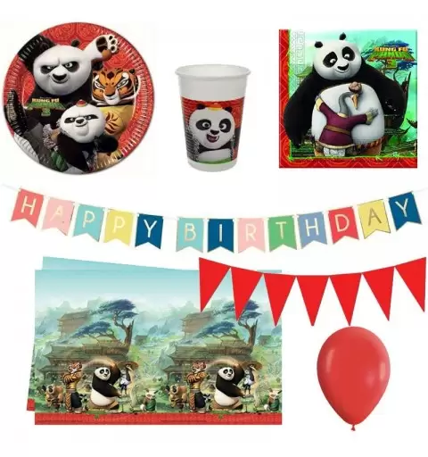KIT N.27 KUNG FU PANDA – FESTA A TEMA PER 32 BAMBINI