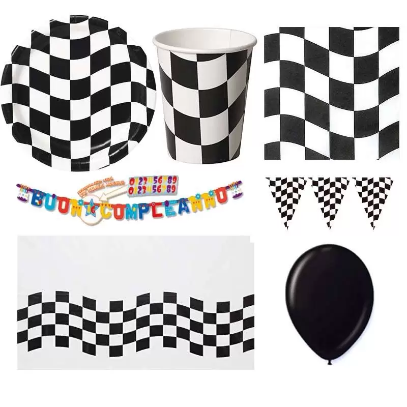 KIT N.27 SCACCHI FORMULA 1 – ACCESSORI PER FESTA
