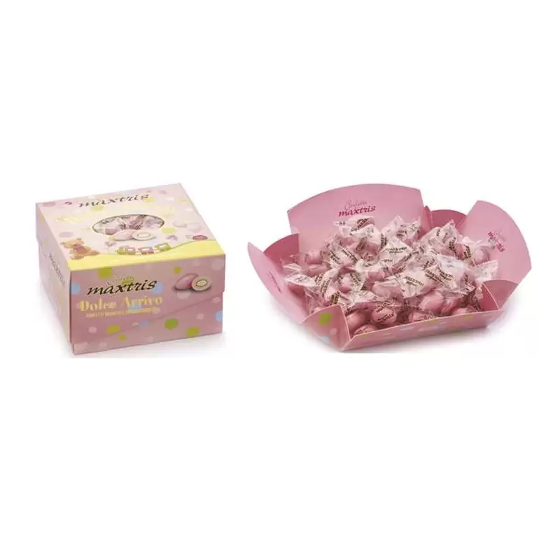 CONFETTI DOLCE ARRIVO MAXTRIS ROSA – 500 GR IMBUSTATI SINGOLARMENTE