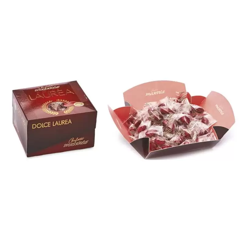 CONFETTI DOLCE LAUREA MAXTRIS CLASSICO ROSSO – 500 GR IMBUSTATI SINGOLARMENTE