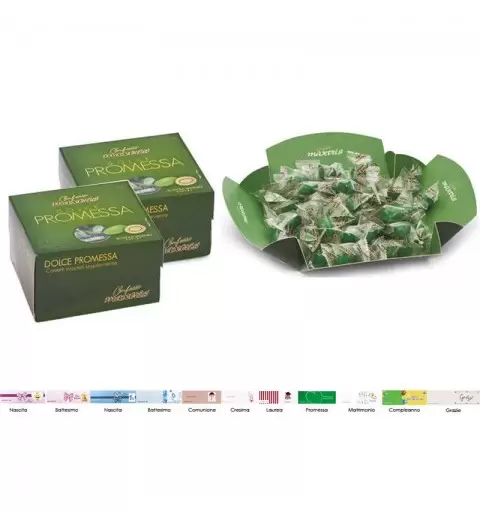 2 CONFEZIONI DI CONFETTI MAXTRIS DOLCE EVENTO VERDE - 1 KG