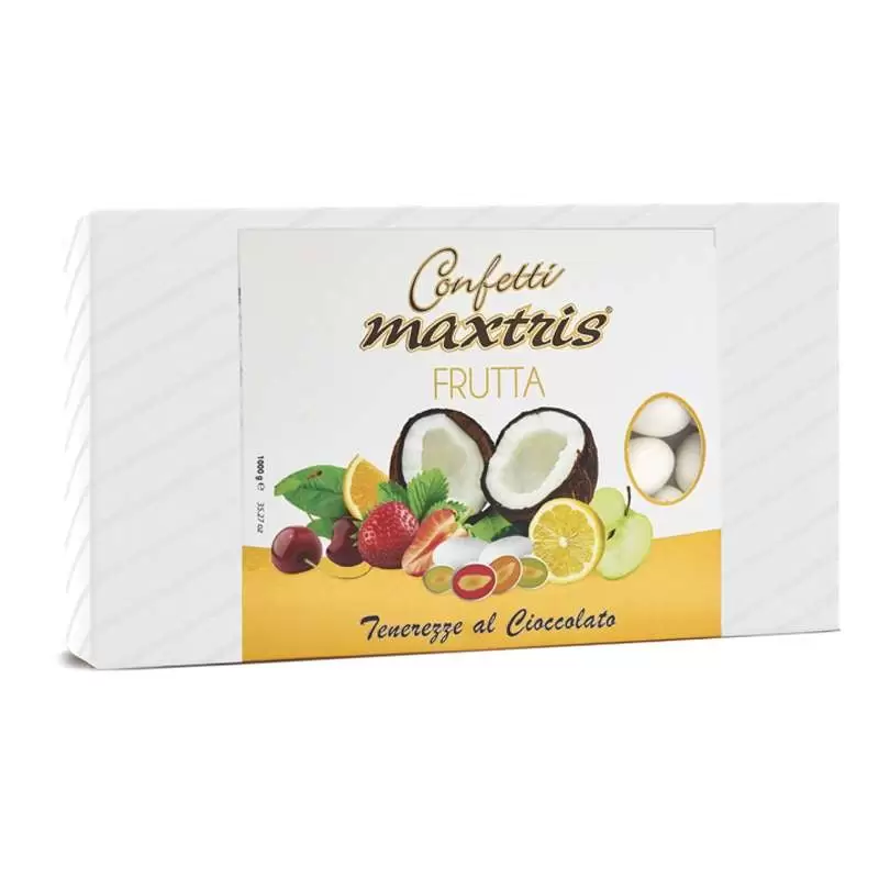 CONFETTI MAXTRIS MIX FRUTTA BIANCO – 1 KG