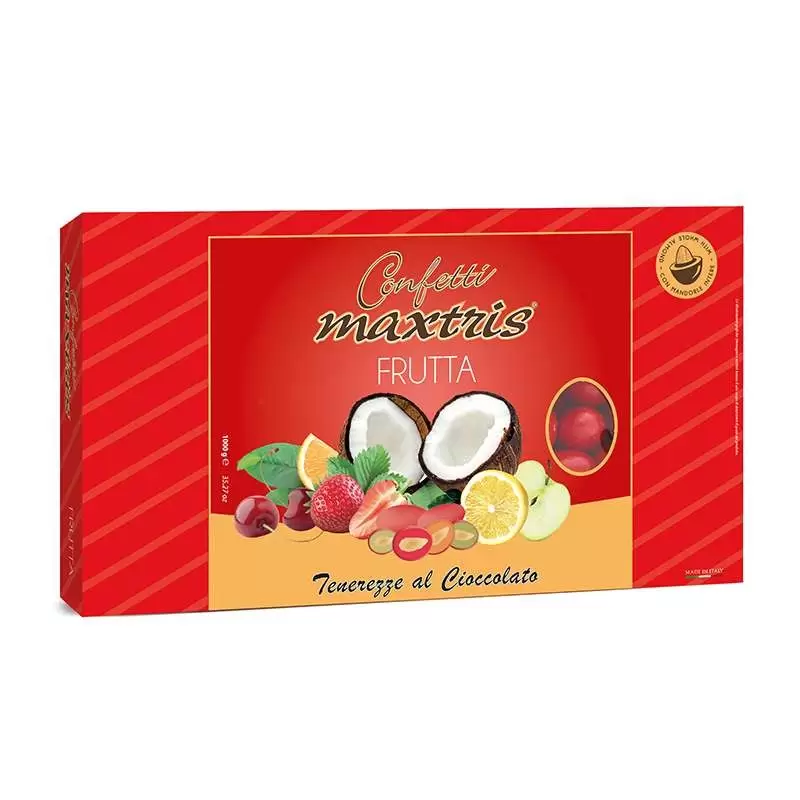 CONFETTI MAXTRIS MIX FRUTTA ROSSO – 1 KG