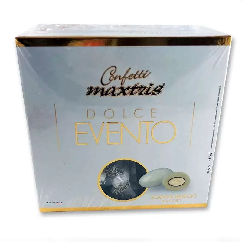 CONFETTI DOLCE EVENTO MAXTRIS BIANCO – 500 GR IMBUSTATI SINGOLARMENTE
