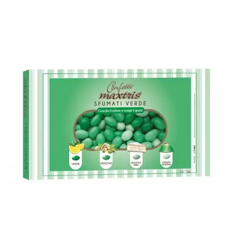 CONFETTI MAXTRIS SFUMATI VERDE – 1 KG