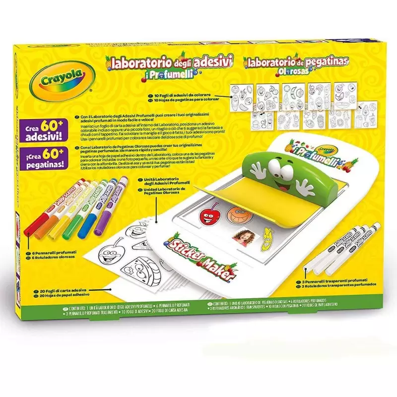 LABORATORIO DEGLI ADESIVI PROFUMELLI CRAYOLA