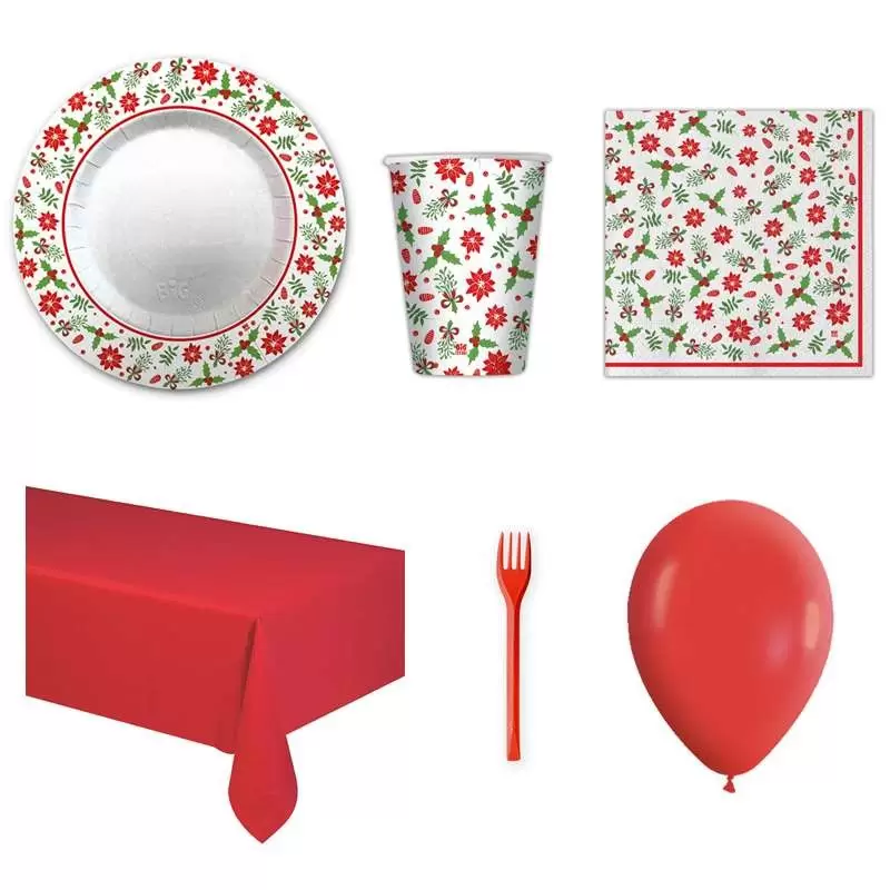 KIT N. 6 NATALIE – ACCESSORI PER FESTA DI NATALE