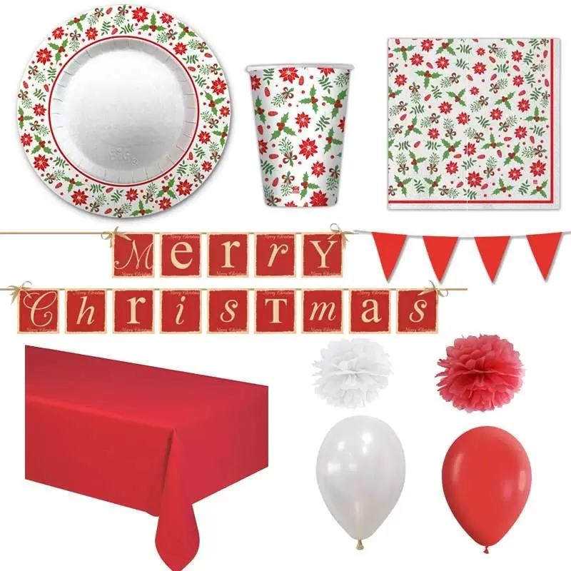 KIT N.57 NATALIE – COORDINATO TAVOLA A TEMA NATALIZIO