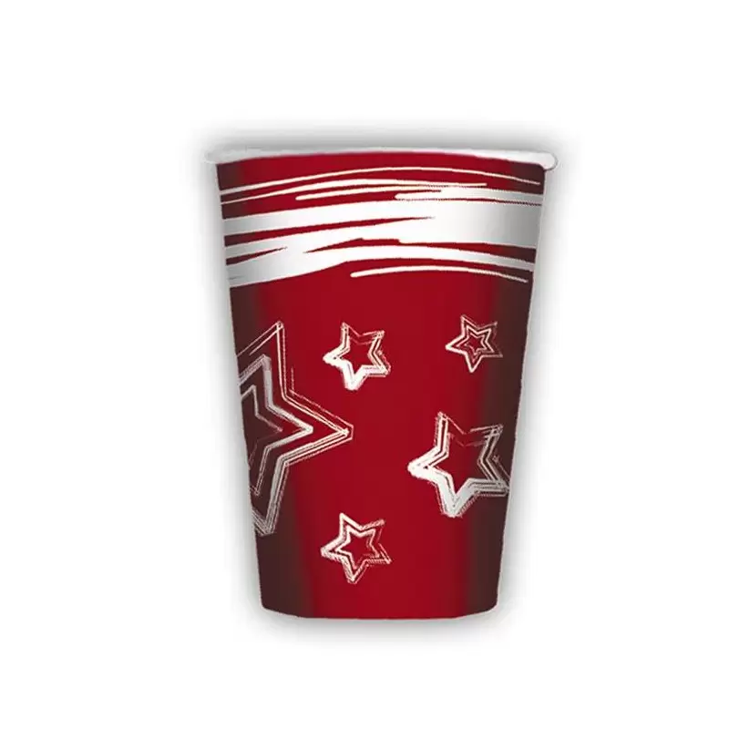 BICCHIERI STELLA RED STAR - 10 PZ