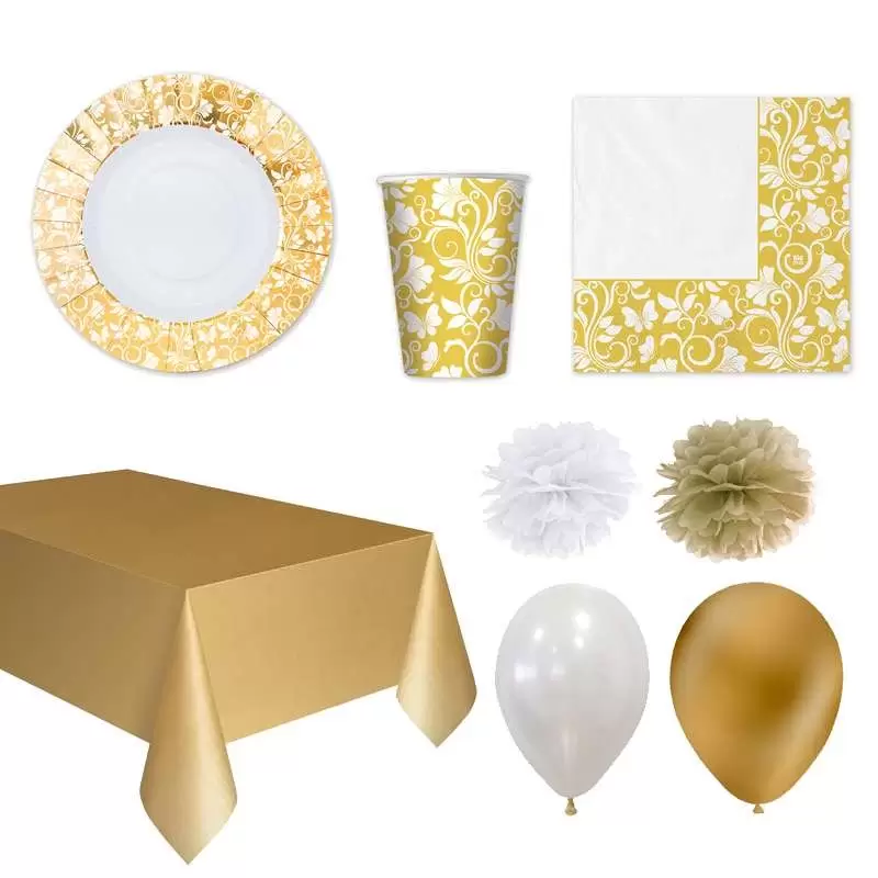 KIT N.49 CELEBRITY ORO METAL – ACCESSORI PER FESTA