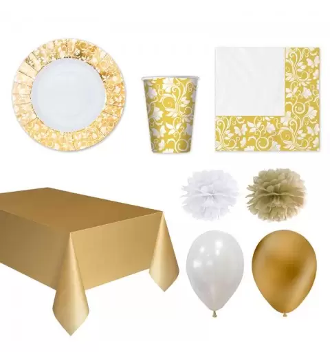 KIT N.49 CELEBRITY ORO METAL – ACCESSORI PER FESTA