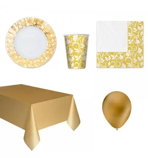 KIT N.21 CELEBRITY ORO – ACCESSORI PER FESTA