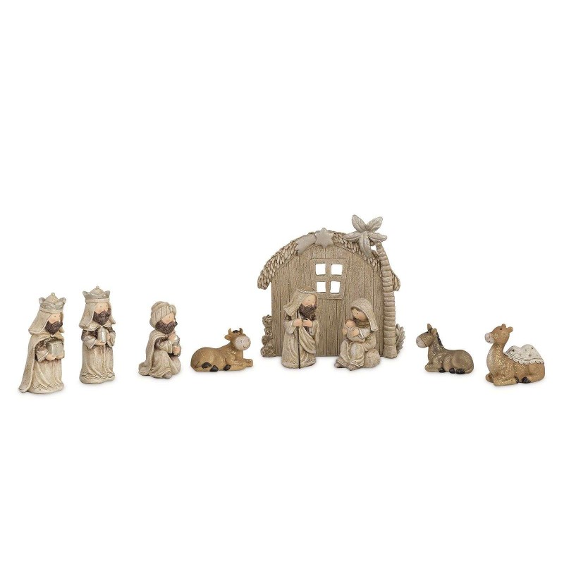 NATIVITÀ CON 9 SOGGETTI – STATUETTE PER IL PRESEPE