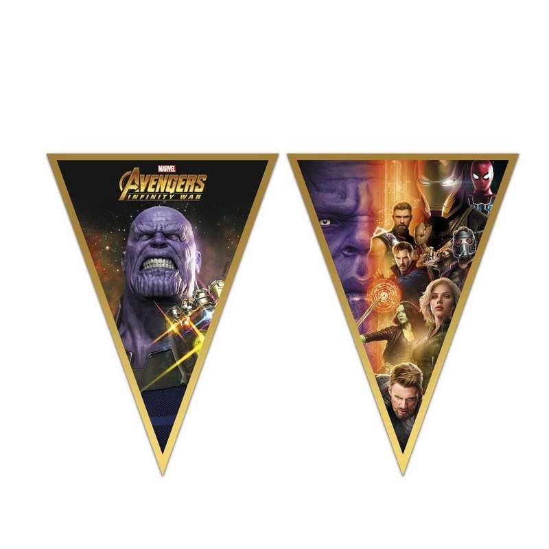 KIT N.64 AVENGERS INFINITY WAR - ACCESSORI FESTA A TEMA 64 PERSONE