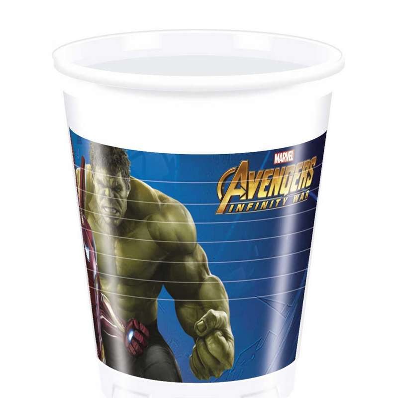 KIT N.64 AVENGERS INFINITY WAR - ACCESSORI FESTA A TEMA 64 PERSONE