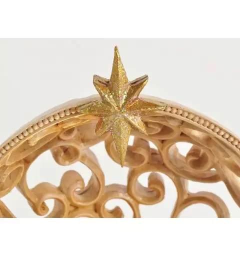NATIVITÀ IN RESINA CON LUCI LED – PRESEPE STILE ORIENTALE