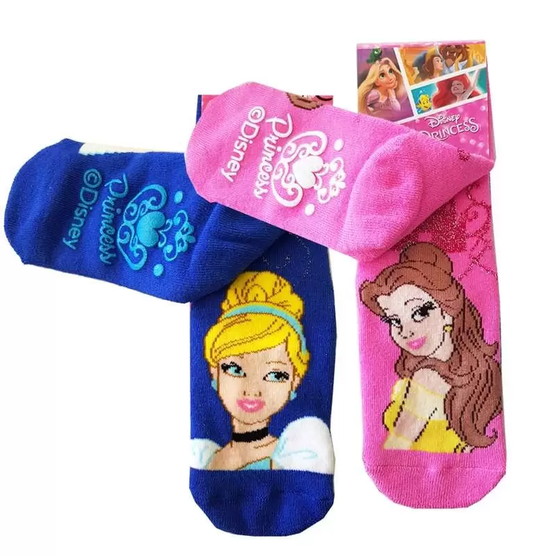 CALZINI ANTISCIVOLO PRINCIPESSE DISNEY – 4 PAIA PER BAMBINE