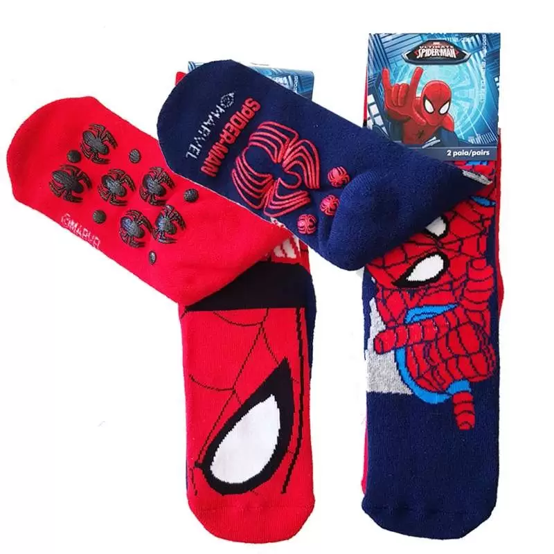 CALZINI ANTISCIVOLO SPIDERMAN – 4 PAIA PER BAMBINI