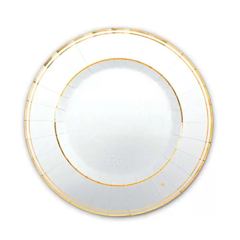 PIATTI DESSERT CLASSIC ORO METAL – PIATTINI PER IL DOLCE ORO E BIANCHI