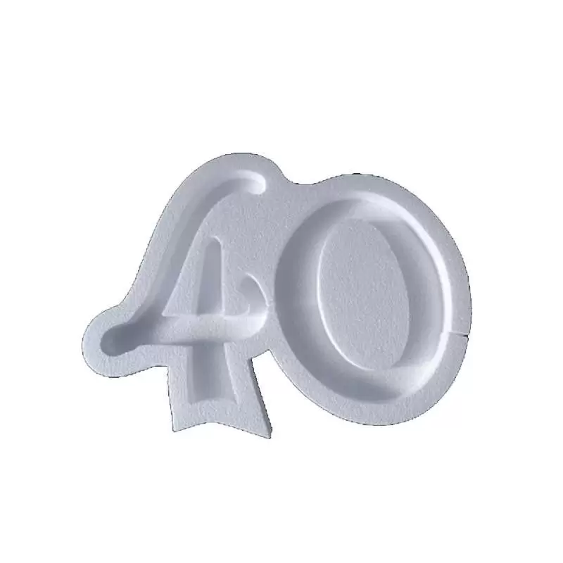 PORTACONFETTI NUMERO IN POLISTIROLO - VARI NUMERI