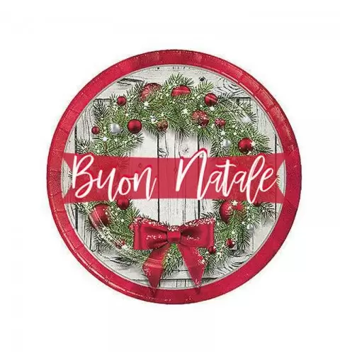 CIALDA GHIRLANDA NATALIZIA – OSTIA PER DOLCI DI NATALE