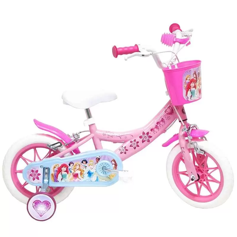 BICICLETTA PRINCIPESSE DISNEY – CON ROTELLE E DOPPI FRENI
