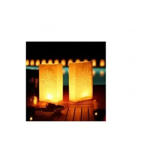 6 SACCHETTI SEGNAPERCORSO CON CANDELE