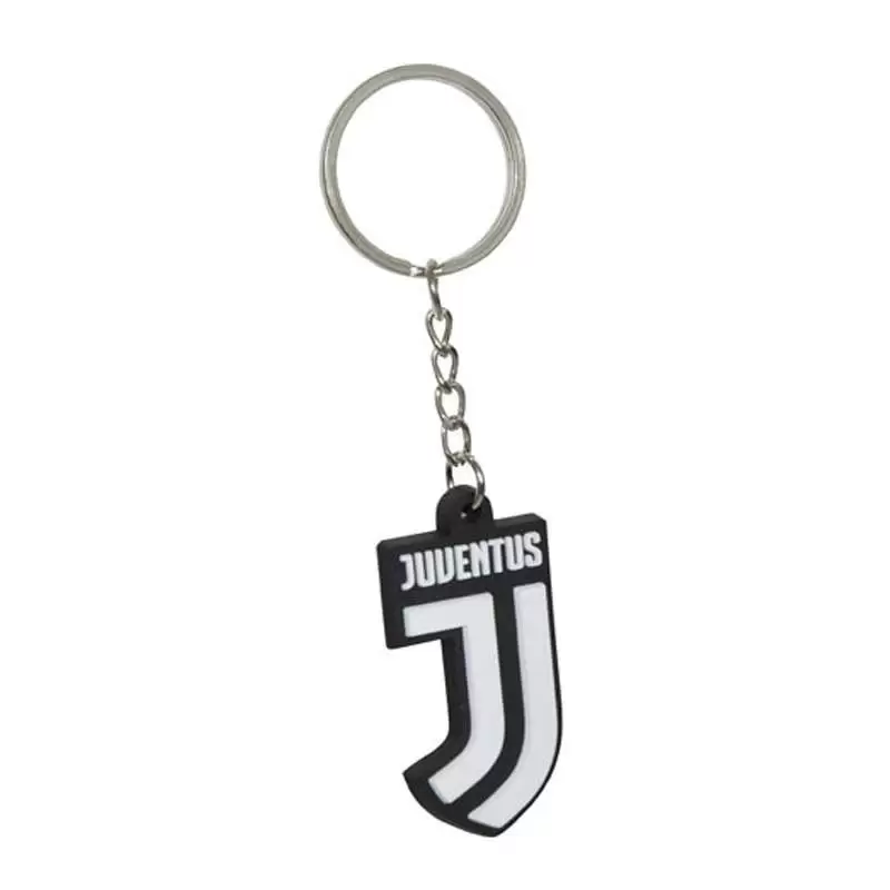 PORTACHIAVE JUVE MORBIDO IN GOMMA – A FORMA DI LETTERA J