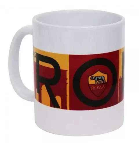 TAZZA ROMA IN CERAMICA – CON STAMPA DEL LOGO E SCITTA