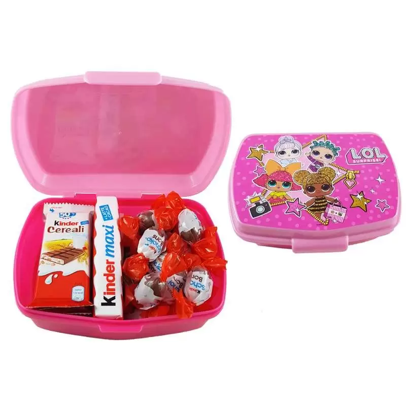 PORTAMERENDA LOL SURPRISE CON CIOCCOLATO KINDER