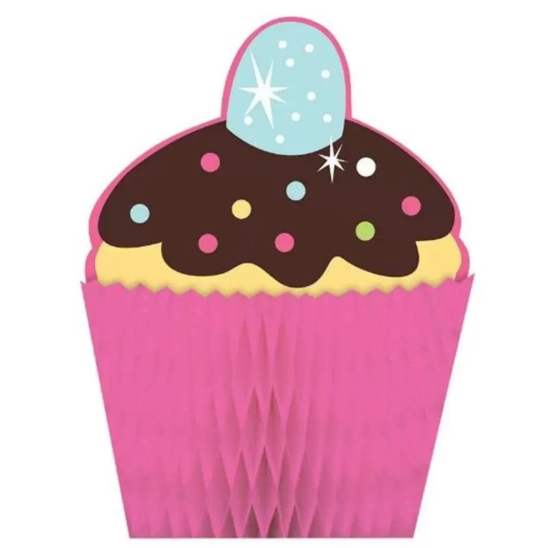 CENTROTAVOLA CUPCAKE A NIDO D'APE - DECORAZIONE MUFFIN PER LA TAVOLA