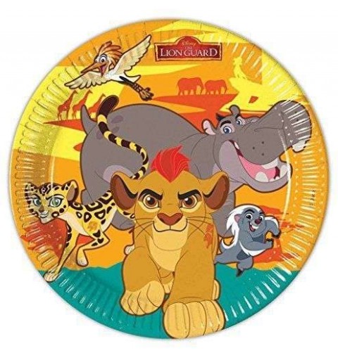 KIT N.64 IL RE LEONE THE LION GUARD - SET COMPLEANNO 64 BAMBINI
