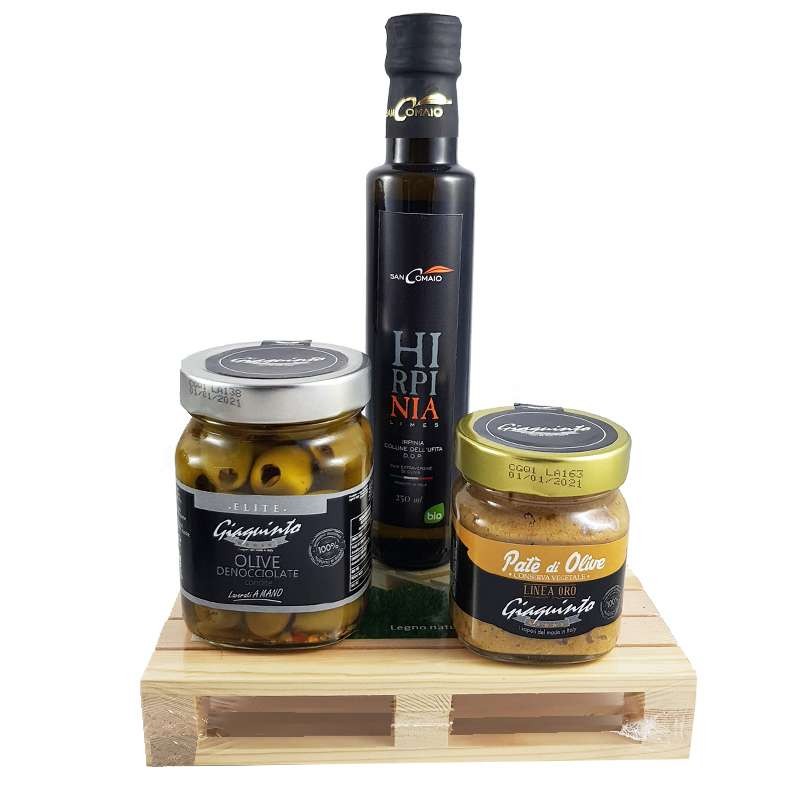 REGALO GASTRONOMICO LA BRUSCHETTA – OLIO E OLIVE