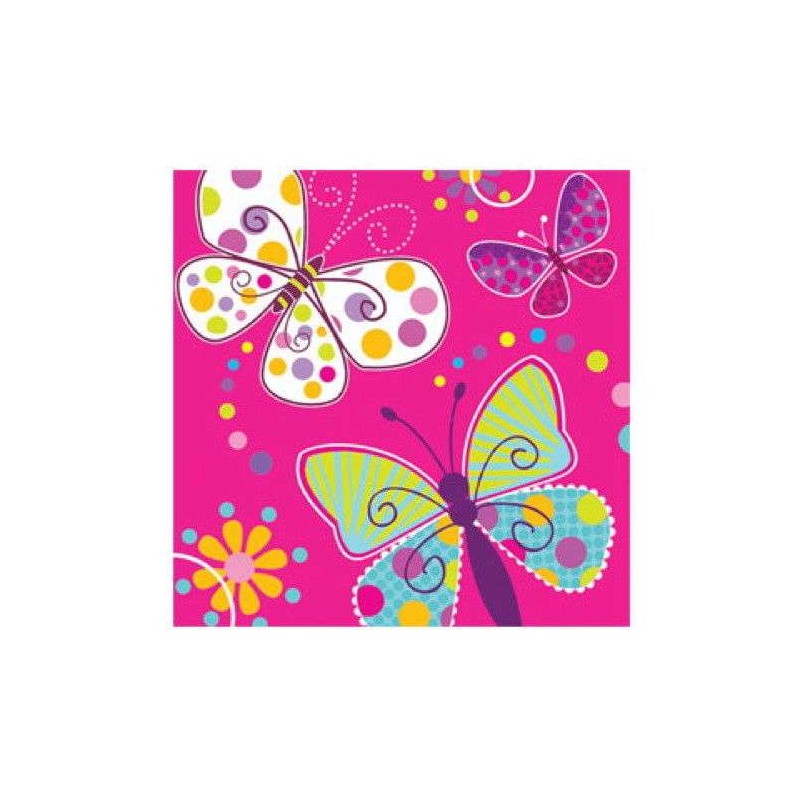 Kit n.65 farfalle - accessori festa per 8 bambini