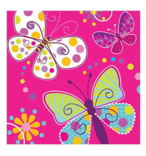 KIT N.65 FARFALLE – ACCESSORI FESTA PER 8 BAMBINI