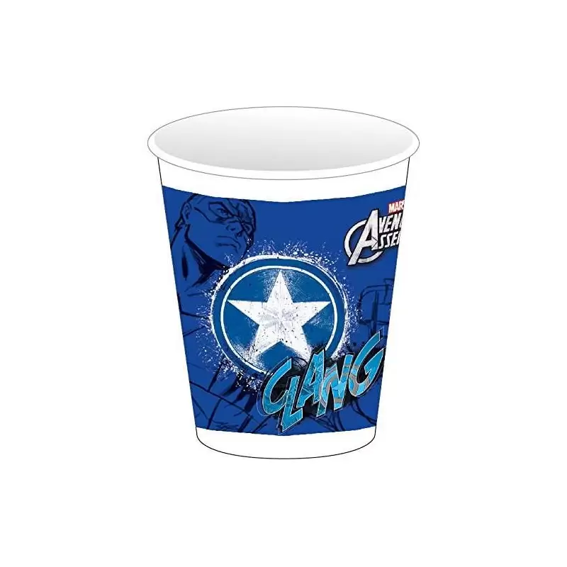 KIT N.65 CAPITAN AMERICA – ACCESSORI FESTA PER 8 BAMBINI SUPER EROI