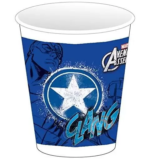 KIT N.65 CAPITAN AMERICA – ACCESSORI FESTA PER 8 BAMBINI SUPER EROI