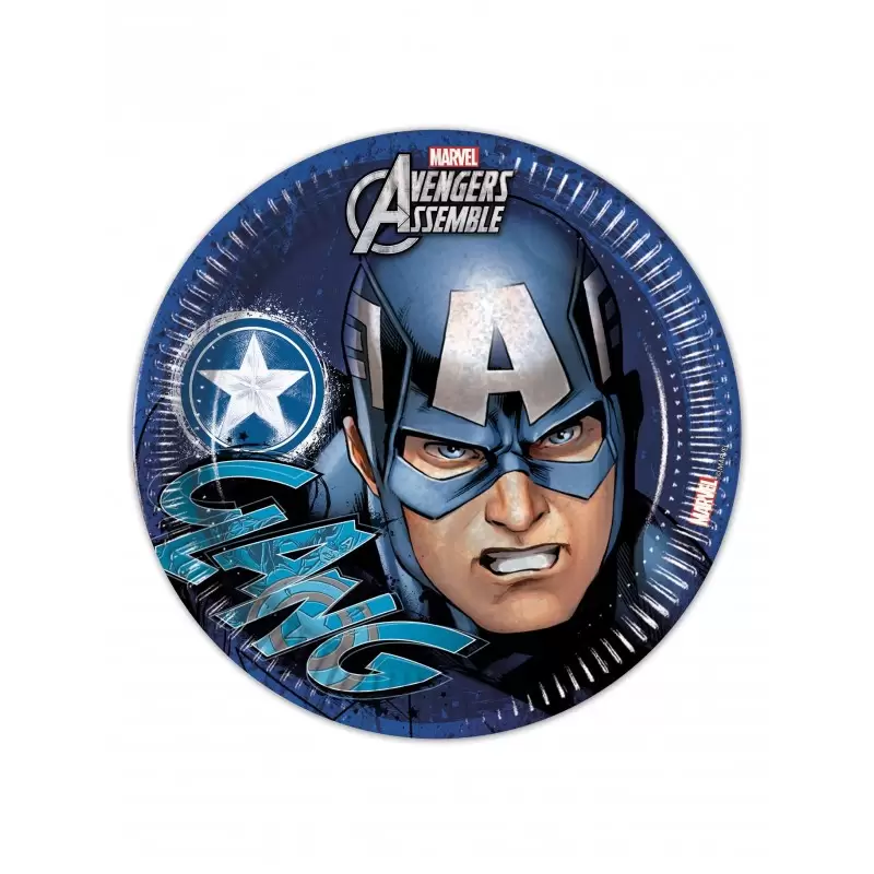 KIT N.65 CAPITAN AMERICA – ACCESSORI FESTA PER 8 BAMBINI SUPER EROI