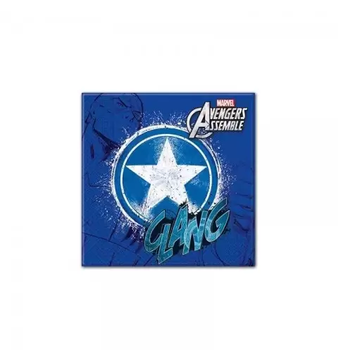 KIT N.65 CAPITAN AMERICA – ACCESSORI FESTA PER 8 BAMBINI SUPER EROI
