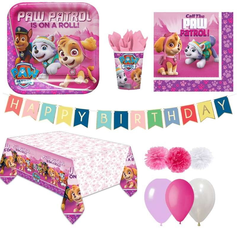 KIT PARTY PAW PATROL Set Completo Festa Compleanno Bambino Bambina