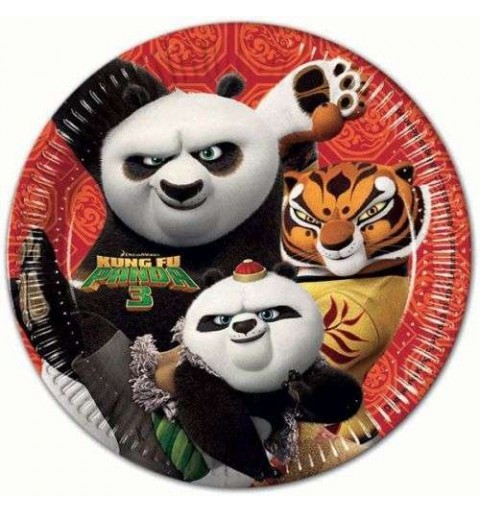 Kit n.65 Kung fu Panda - articoli tavola per 8