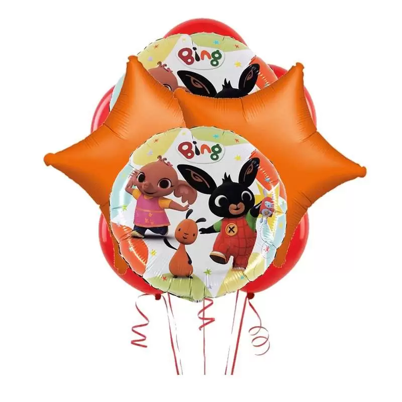 Bouquet n.9 Bing - composizione palloncini Bing bunny
