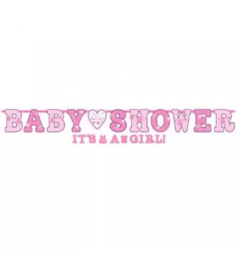 Kit n.13 baby shower girl rosa - accessori party pre nascita